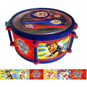 Instrumento Musical Patrulha Canina Conjunto Bumbo Conjunto