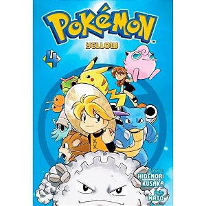 Livro Manga Pokemon Yellow N.04
