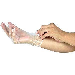 Luva Vinil M sem PO CX.C/100 (7898546001147)