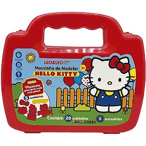 Massa para Modelar Criativa Maleta Kello KIT 10CORES 5MOLD KIT