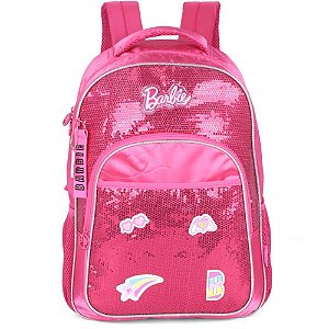 Mochila Barbie G PINK C/PAETE