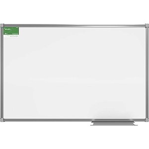 Quadro Branco Moldura Aluminio 090X060CM Standard