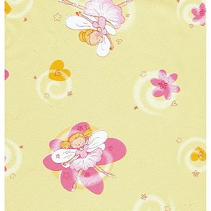 Plastico Adesivo 45CMX15M Fadas Rolo