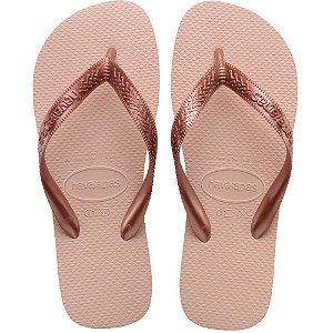 Chinelo Havaianas Feminino TOP Tiras 39/0 Rosa Ballet PAR
