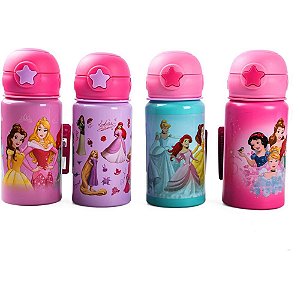 Garrafa de Aluminio Princesas 500ML C/TRAVA (S)