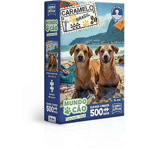 QUEBRA-CABECA Cartonado Caramelo Brasileiro 500 Pecas