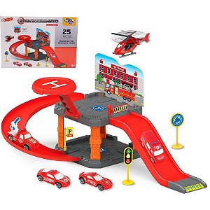 Pista Estacionamento Bombeiro 25PCS