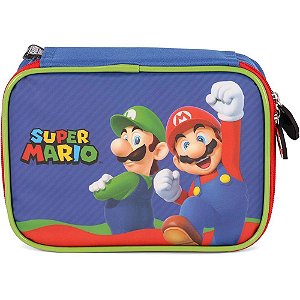Estojo BOX Super Mario BROS Azul
