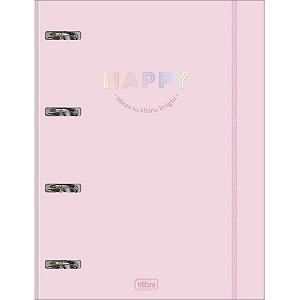 Fichario Cartonado HAPPY 48FLS C/ELASTICO