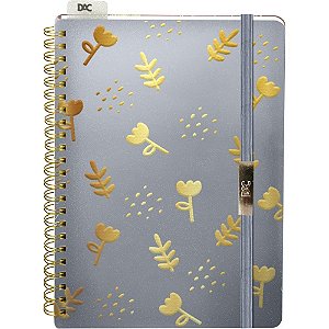 Caderno A5 Lilas Espiral PP 80F