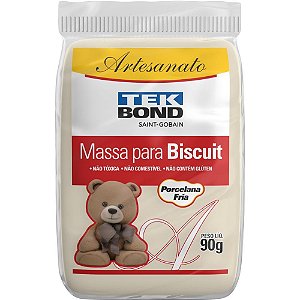 Massa de Porcelana Fria Biscuit 90G Natural CX.C/06