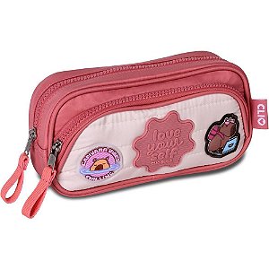 Estojo Duplo Clio Capivara Vibes 21,5CM (S)