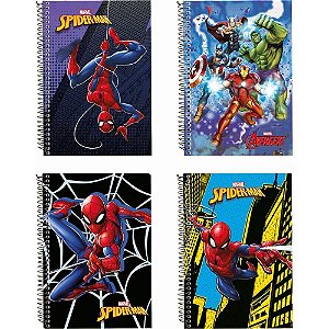 Caderno 01X1 Capa Dura Marvel 80FLS PCT.C/04