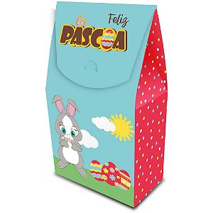 Embalagem para Doces Pascoa Coelhinho 9X5X15CM PCT.C/06