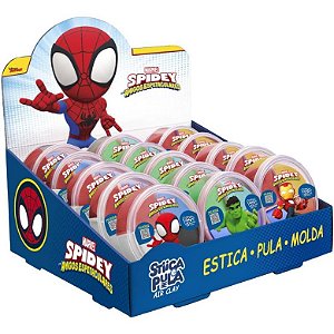 Massa para Modelar Criativa Spidey Stica e Pula 4CORES (S) DP.C/15