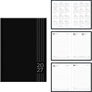 Agenda 2027 Positano Preta 160F.105X148MM PCT.C/04