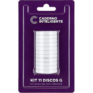 Caderno Inteligente Discos Grande 31MM BCO 11DISCOS+ELAST KIT