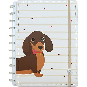 Caderno Inteligente Grande PETS Dolcinho 80FLS
