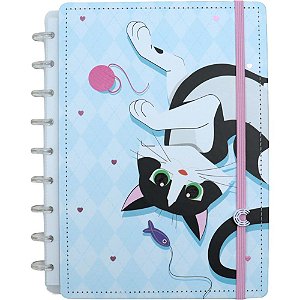 Caderno Inteligente Medio PETS Tatinha 80FLS