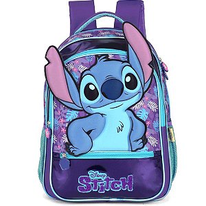Mochila Infantil STITCH G Roxa