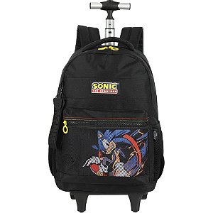 Mochila com Rodinha Sonic G Preta