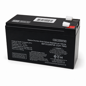 Bateria 12v 7a Selada Weg Para Nobreak Alarme