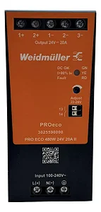 Fonte Chaveada 20A 24V 480W Pro Eco Weidmuller