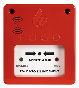 Acionador Manual Convencional Com Sirene 12v/24v Segurimax