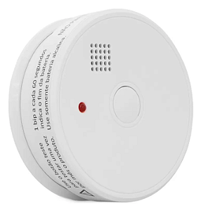 Detector De Fumaça Sem Fio Segurimax Óptico Autônomo Residencial