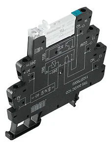 Kit 5 Reles Interface Slim Weidmuller P/din 24v 6a Na/nf