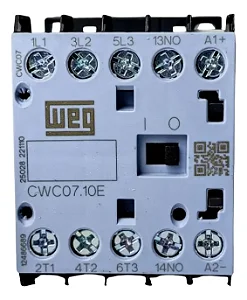 Minicontator WEG CWC07-10-30C03 24VCC 7A 3NA+1NA
