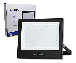 Refletor LED Blumenau 100W IP65 Bivolt Preto