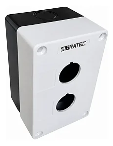 Caixa Plástica BX1 2 Furos Sibratec
