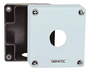 Caixa Plástica BX1/1W com 1 Furo - SibraTec