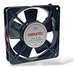 Ventilador Axial 120x120x25mm Bivolt 110/220V Sibratec para Painéis Elétricos