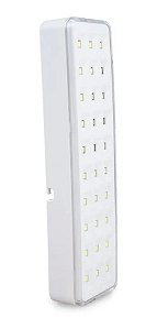 Iluminacao de emergencia autonoma 30 leds Super Slim * 40/2600 P-SEGURIMAX