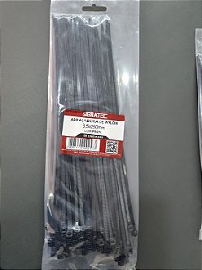 ABRACADEIRA NYLON 3,5 X 250MM - PRETA