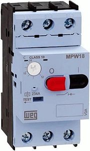 DISJUNTOR-MOTOR AZ MPW18-3-U001 AZUL 0,63-1 A