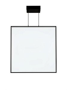 PENDENTE SLIM QUADRADO LED 18W PRETO LUMAVI