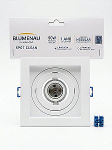 Spot Clean PC Emb. 50W 1xE27 PAR20 Bivolt - Branco