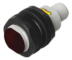 SENSOR FOTOELÉTRICO M18 COM EMISSÃO DE FEIXE RETROFLEXIVO A 6500mm