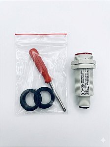 Chave seccionadora eletronica para sensoriamento fotoletrico M18 emissor de feixe idfuso com distancia de leitura 0,4m