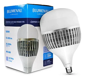 LÂMPADA LED HIGH POWER T170 E27 150W 13500LM 6500K 100-240V