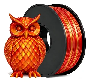 Filamento Pla Vermelho/dourado Masterprint 1kg 3d