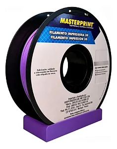 Filamento Petg Impressão 3d 1kg1,75 Masterprint Roxo Fluorescente