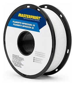 Filamento Impressora 3d Masterprint Petg Branco 1.75mm 1kg
