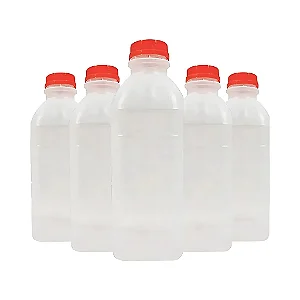 Garrafa Descartável Leitosa 1000ml c/100un