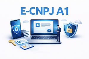 Certificado Digital e-CNPJ A1 1 ano de Validade