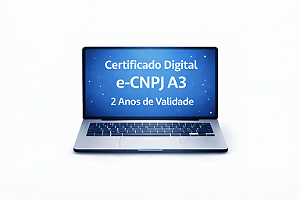 Certificado Digital e-CNPJ A3 2 Anos de Validade