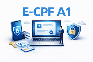 Renovação Certificado Digital e-CPF A1 1 Ano de Validade